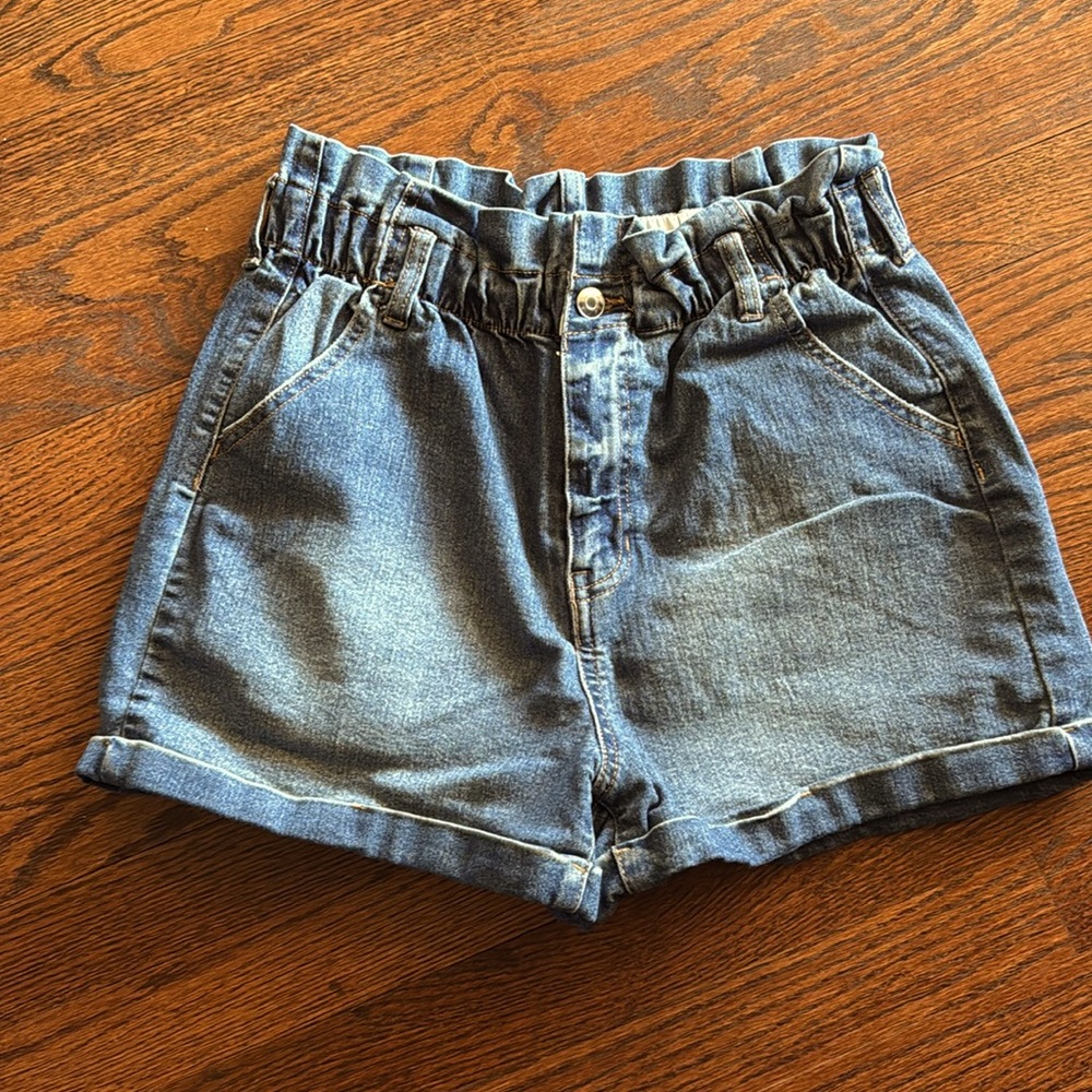High Waist Denim Shorts
